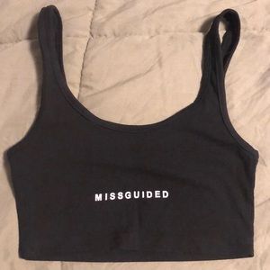 Missguided Cropped Tank - worn once